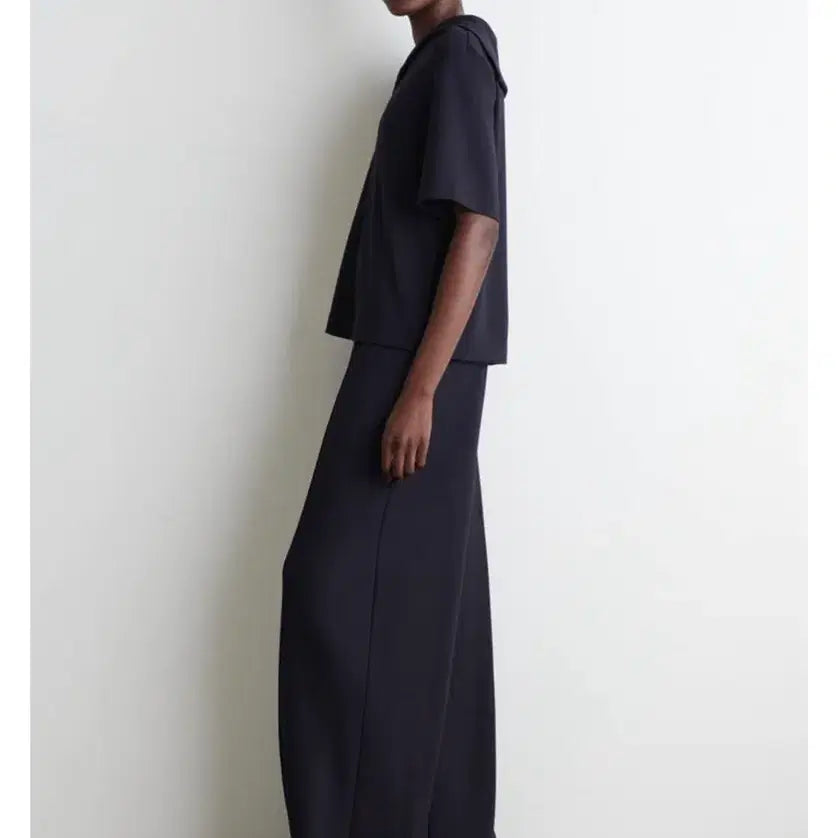 [BUNJANG] COS Sailor Collar Jersey T-shirt / cos 세일러 칼라 저지 티셔츠