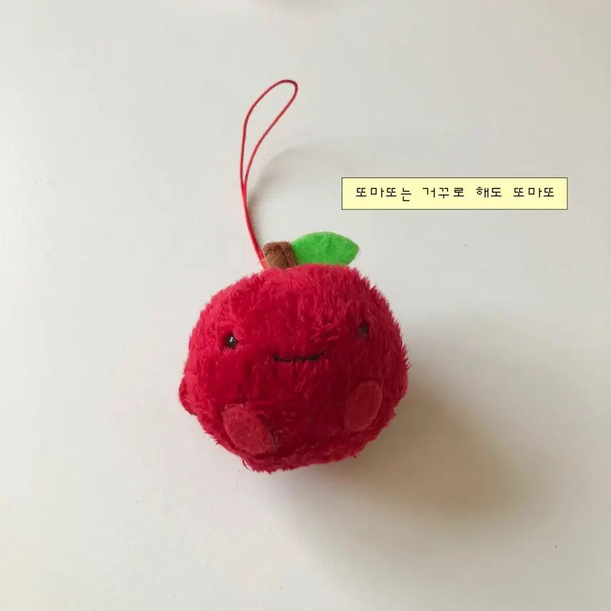 [BUNJANG] Siggu Tomato Doll Keychain / 시꾸(siggu) 또마또 인형 키링