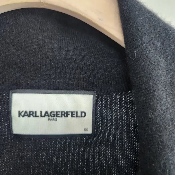 [BUNJANG] Karl Lagerfeld Black Long Cardigan / 칼 라거펠트 블랙 롱 가디건