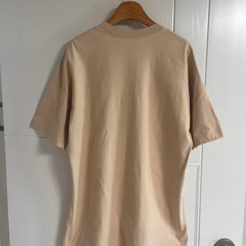 [BUNJANG] Uniqlo Basic Beige T-Shirt / (일본 수입 빈티지)유니클로 기본 반팔 티셔츠 면100 베이지 옆트임 S