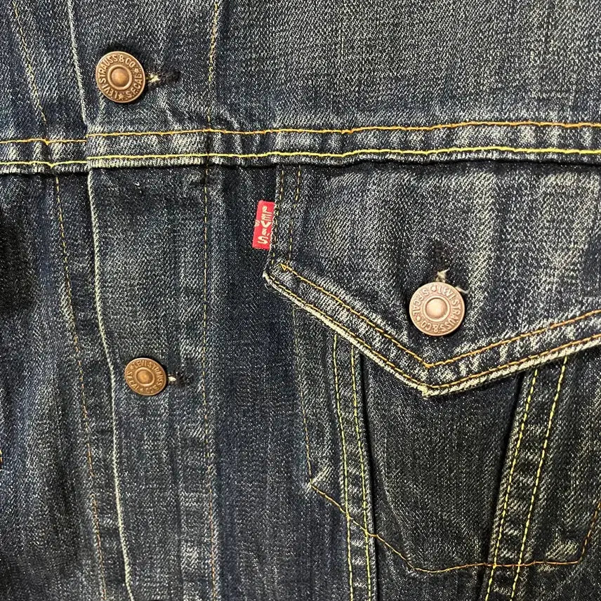 [BUNJANG] Levi's Valencia 3rd Generation Trucker Jacket / 리바이스 발렌시아 빅E 3세대 트러커 44 XL사이즈 555