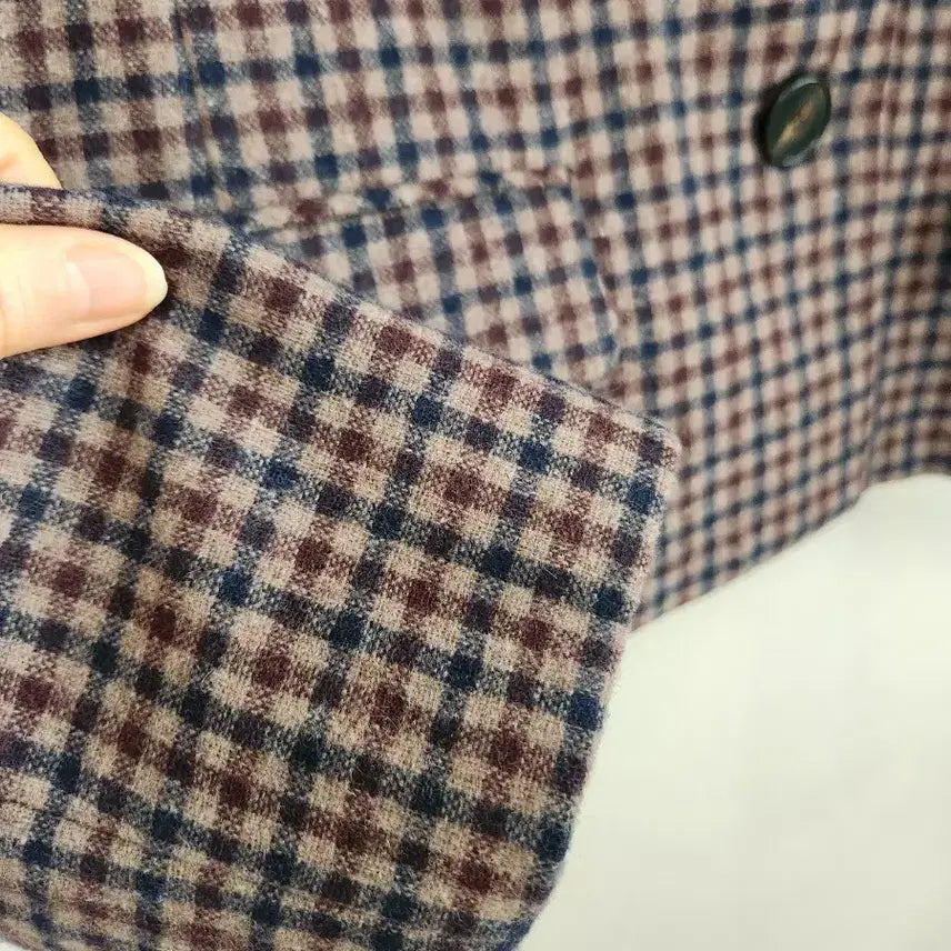 [BUNJANG] G Studio Check Crop Jacket / g스튜디오 체크 크롭 자켓