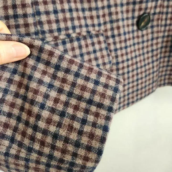 [BUNJANG] G Studio Check Crop Jacket / g스튜디오 체크 크롭 자켓