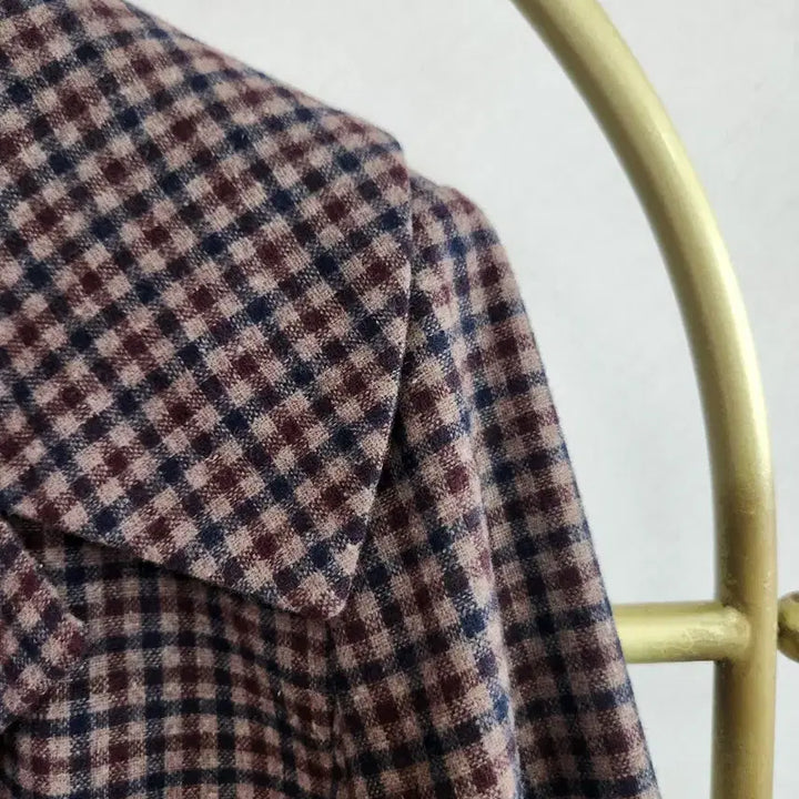 [BUNJANG] G Studio Check Crop Jacket / g스튜디오 체크 크롭 자켓