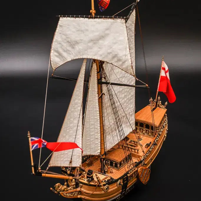 [BUNJANG] Mamoli Yacht Mary 1/54 Model Ship / 요트메리 (Mamoli 1/54 Yacht Mary) 목범선 완성작