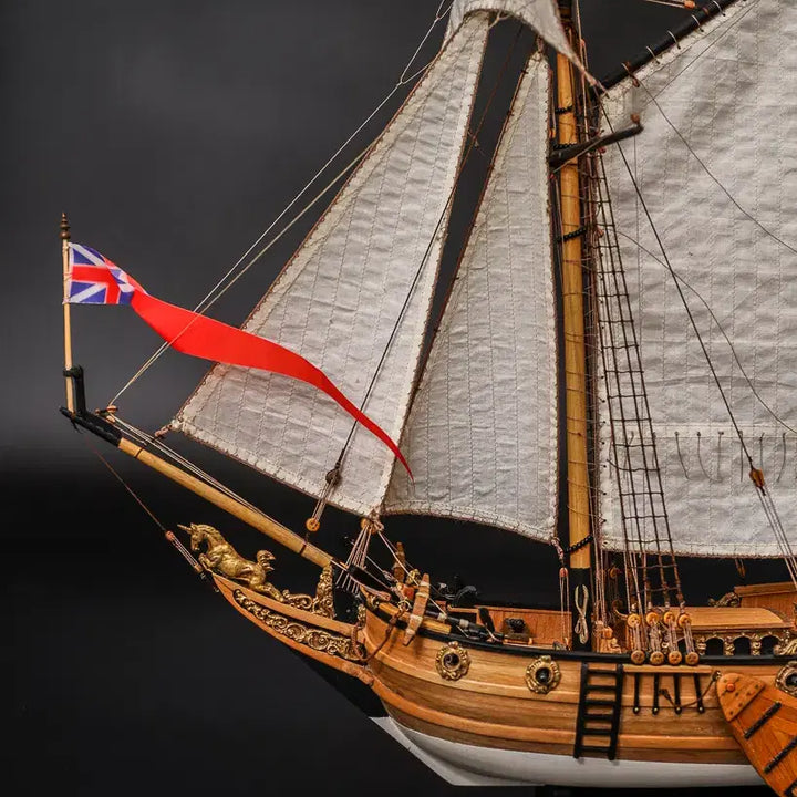 [BUNJANG] Mamoli Yacht Mary 1/54 Model Ship / 요트메리 (Mamoli 1/54 Yacht Mary) 목범선 완성작