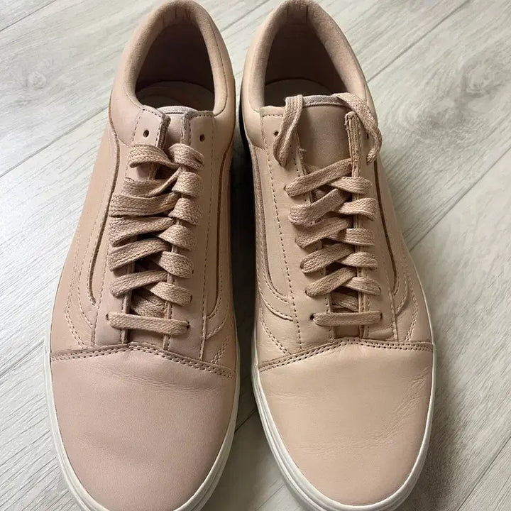 [BUNJANG] Vans Old Skool Vegetable Leather Tan Sneakers / Vans 반스 올드스쿨 베지터블 레더 탄 US9 270 반더스킴