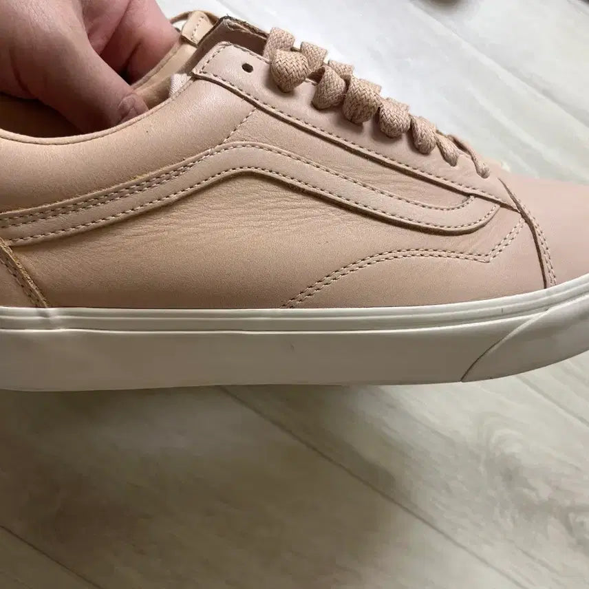 [BUNJANG] Vans Old Skool Vegetable Leather Tan Sneakers / Vans 반스 올드스쿨 베지터블 레더 탄 US9 270 반더스킴