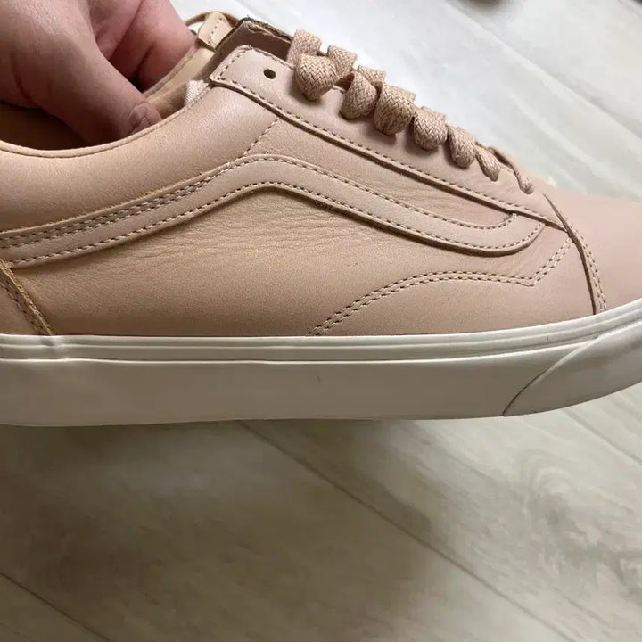 [BUNJANG] Vans Old Skool Vegetable Leather Tan Sneakers / Vans 반스 올드스쿨 베지터블 레더 탄 US9 270 반더스킴