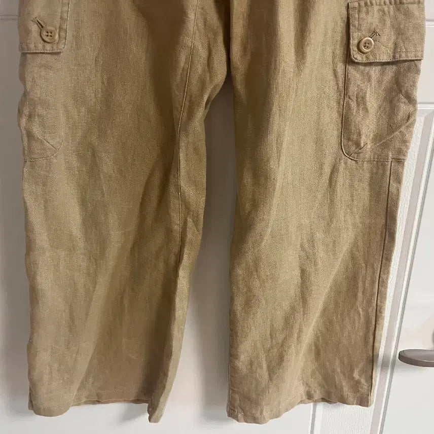 [BUNJANG] Vintage Beige Pocket Pants / (일본 수입 빈티지)마100 바지 베이지 포켓 팬츠 일자