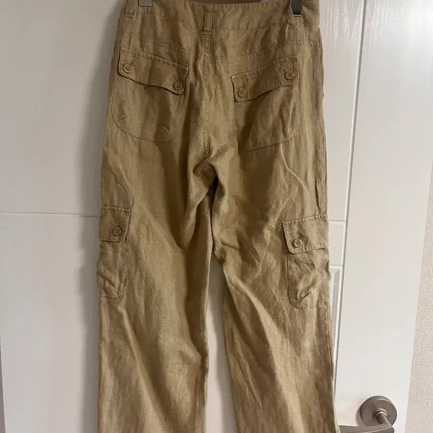 [BUNJANG] Vintage Beige Pocket Pants / (일본 수입 빈티지)마100 바지 베이지 포켓 팬츠 일자