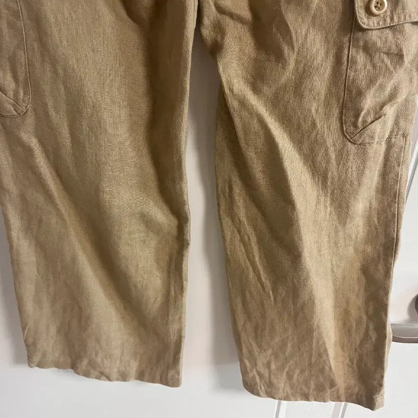 [BUNJANG] Vintage Beige Pocket Pants / (일본 수입 빈티지)마100 바지 베이지 포켓 팬츠 일자