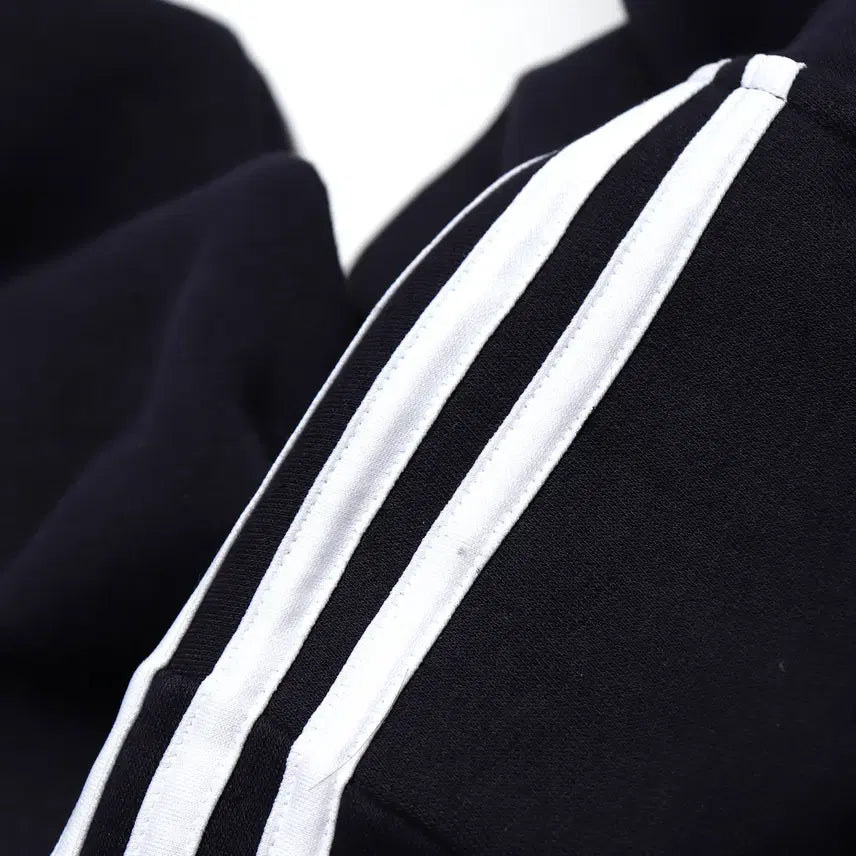 [BUNJANG] Adidas Navy Fleece Hoodie Zip-up (XL) / ADIDAS 기모 네이비 후드 집업 size XL