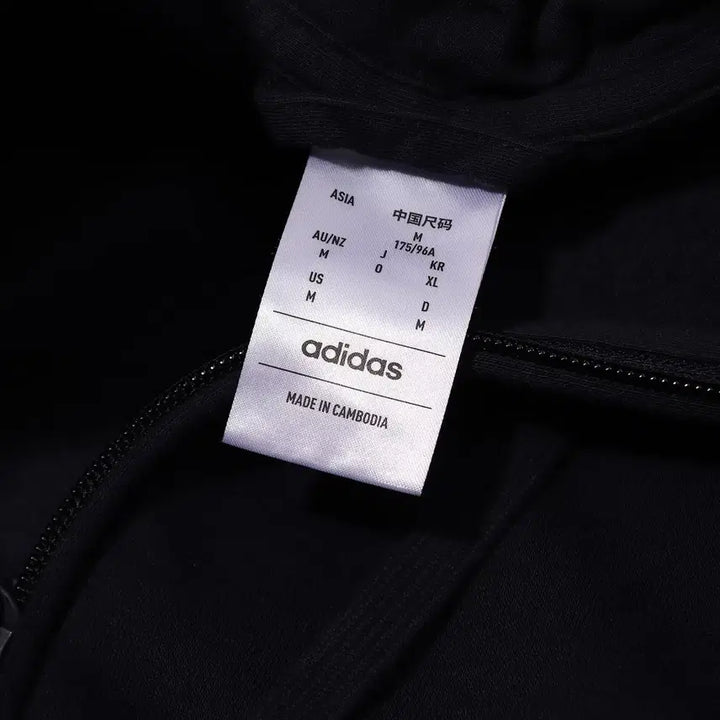 [BUNJANG] Adidas Navy Fleece Hoodie Zip-up (XL) / ADIDAS 기모 네이비 후드 집업 size XL