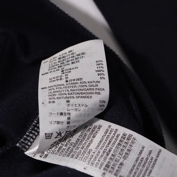 [BUNJANG] Adidas Navy Fleece Hoodie Zip-up (XL) / ADIDAS 기모 네이비 후드 집업 size XL