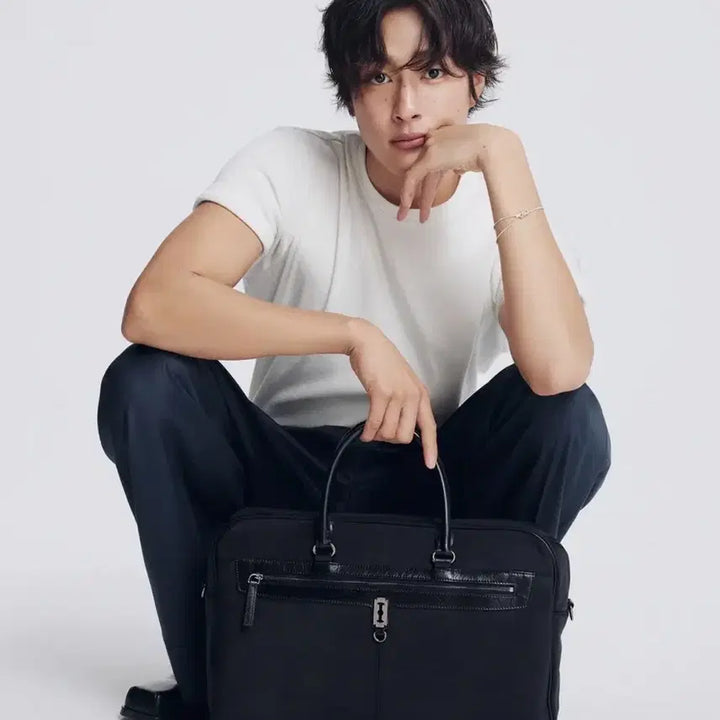[BUNJANG] Vunque Toque Cabin Crew Big Square Tote L Briefcase / 분크 브리프케이스 새상품