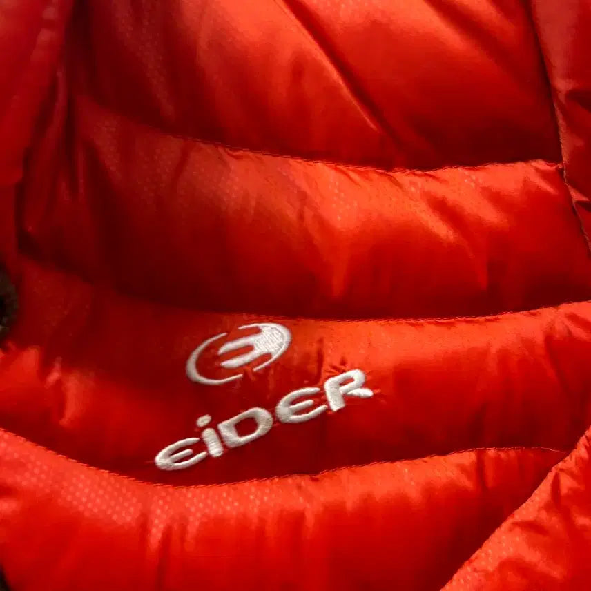 [BUNJANG] Aider Lightweight Orange Padded Jacket M / 아이더 오렌지 경량 패딩 750필파워 경량 M