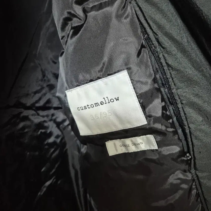 [BUNJANG] Customellow Solid Goose Down Mac Coat / 커스텀멜로우 솔리드 구스다운 맥코트 95 패딩코트