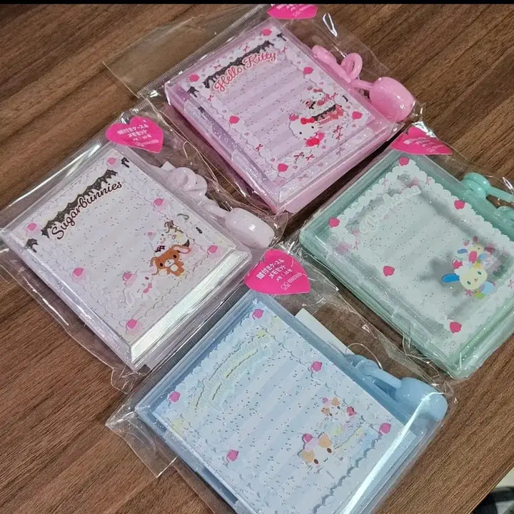 [BUNJANG] Sanrio Lockable Storage Notepad / 산리오 잠금 보관함 통 메모장 휘핑데코 키티 바니즈 우사하나 마슈마로