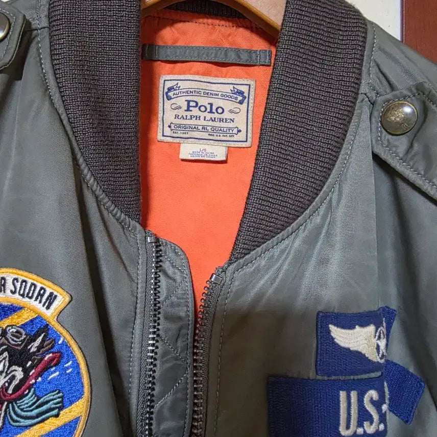 [BUNJANG] Polo MA-1 Bomber Jacket / 폴로 정품 MA-1
