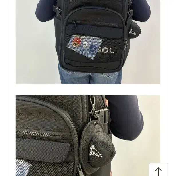 [BUNJANG] Kangol Icon Spark Backpack Black / 캉골 가방 2026신상 전국완판! 아이콘 스파크 백팩 블랙 책가방 새제품