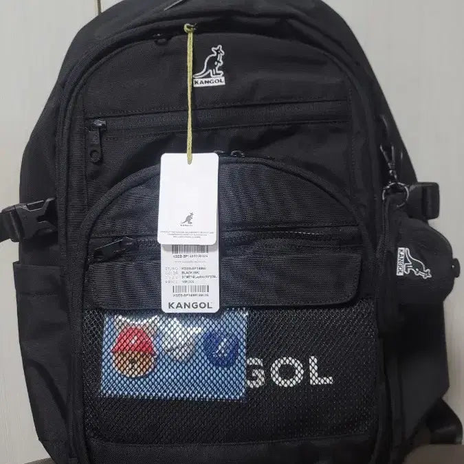 [BUNJANG] Kangol Icon Spark Backpack Black / 캉골 가방 2026신상 전국완판! 아이콘 스파크 백팩 블랙 책가방 새제품