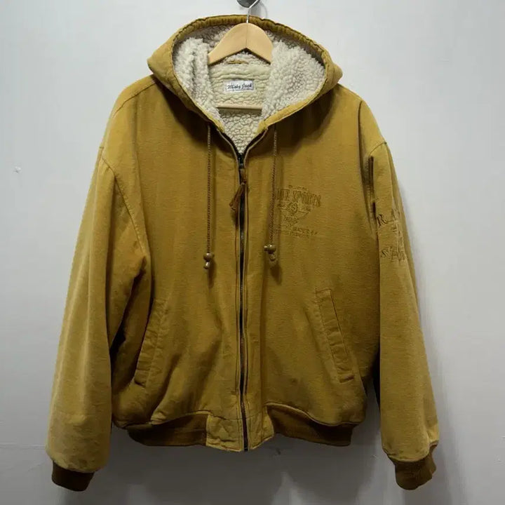 [BUNJANG] Whisky Jack Vintage Hooded Jacket XL / Whisky Jack 후드 털 안감 자켓 빈티지 후드 집업 XL