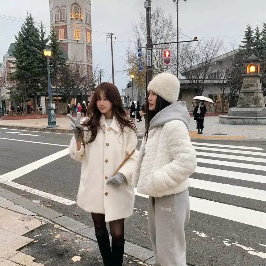 [BUNJANG] TheBarnett Snow White Balmacaan Coat / 더바넷 스노우 화이트 발마칸 코트 판매