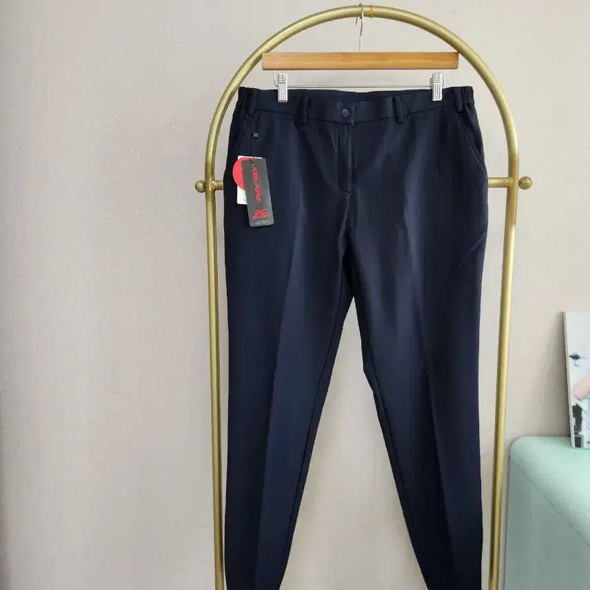 [BUNJANG] Kolping Navy Fleece-Lined Slacks 34 / 콜핑  네이비 반기모 바지 슬랙스 34
