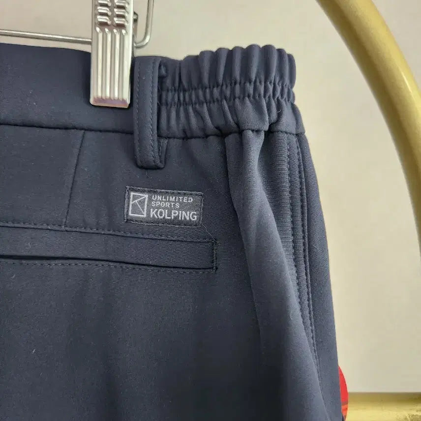 [BUNJANG] Kolping Navy Fleece-Lined Slacks 34 / 콜핑  네이비 반기모 바지 슬랙스 34