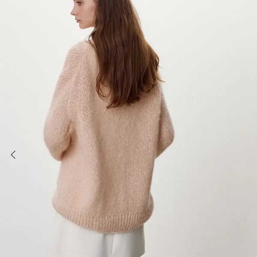 [BUNJANG] SIE Hailey Mohair Cardigan Pink / SIE 헤일리 모헤어 가디건 핑크 F