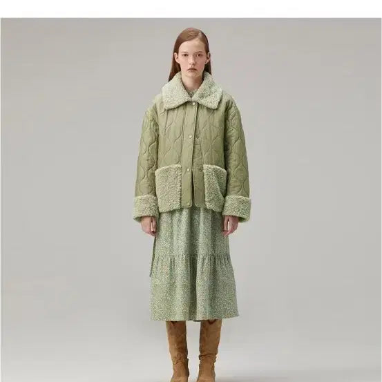 [BUNJANG] Thursday Island Dumble Collar Padding Jumper / 써스데이아일랜드 덤블카라패딩점퍼