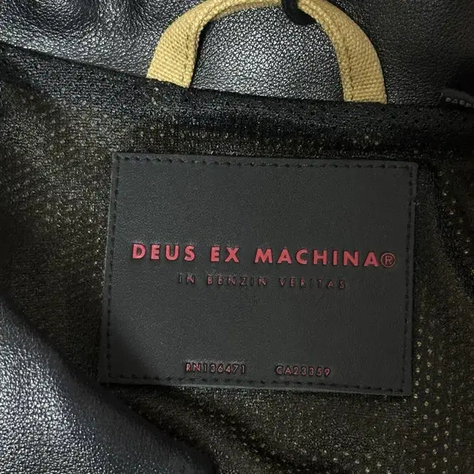 [BUNJANG] Deus Ex Machina Leather Biker Jacket (European Version) / 데우스 엑스 마키나 레더 바이커자켓 유럽판