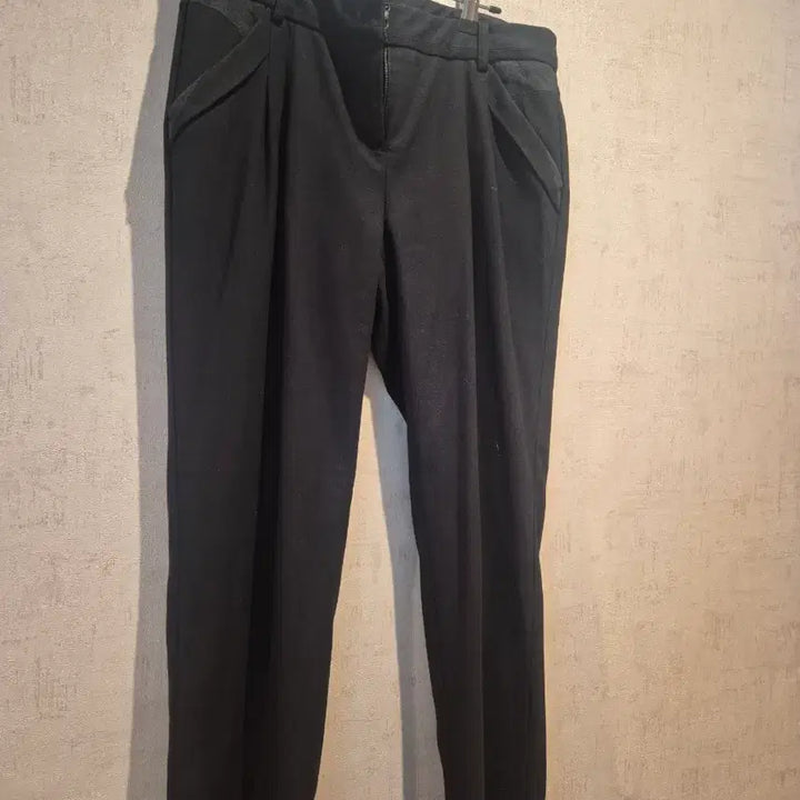 [BUNJANG] Arnold Bassini Black Wool Trousers / 아날도 바시니 검정 블랙 겨울 모직 바지 66사이즈