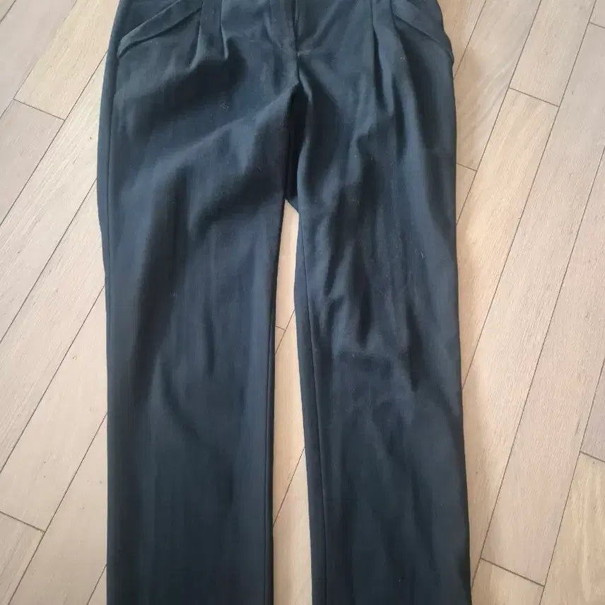 [BUNJANG] Arnold Bassini Black Wool Trousers / 아날도 바시니 검정 블랙 겨울 모직 바지 66사이즈