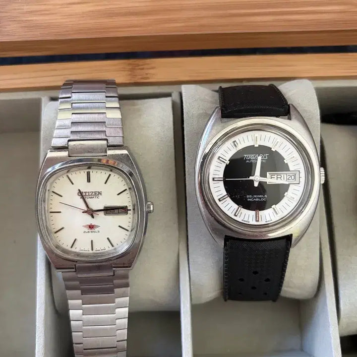[BUNJANG] Citizen & Tugaris Vintage Watch Bundle / 시티즌 테레비, 투가리스 팬더 다이얼 빈티지 시계 일괄