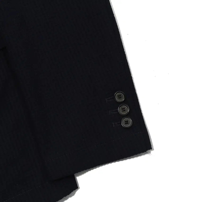 [BUNJANG] SOLID HOMME Slim Fit Check Blazer Jacket / SOLID HOMME 슬림핏 투버튼 체크 블레이저 재킷 size 105