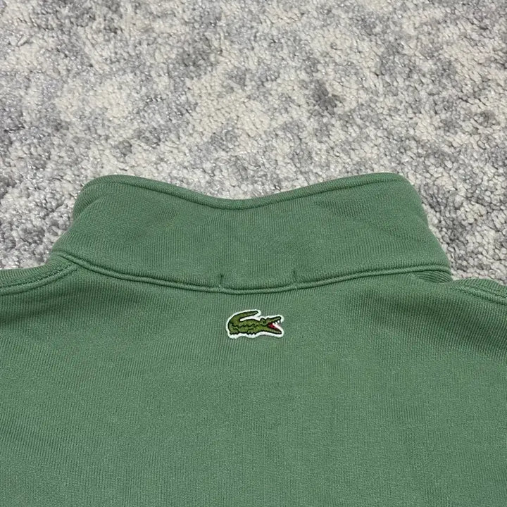 [BUNJANG] Lacoste Unisex Half-Zip Sweatshirt / 라코스테 반집업 스웻셔츠 S