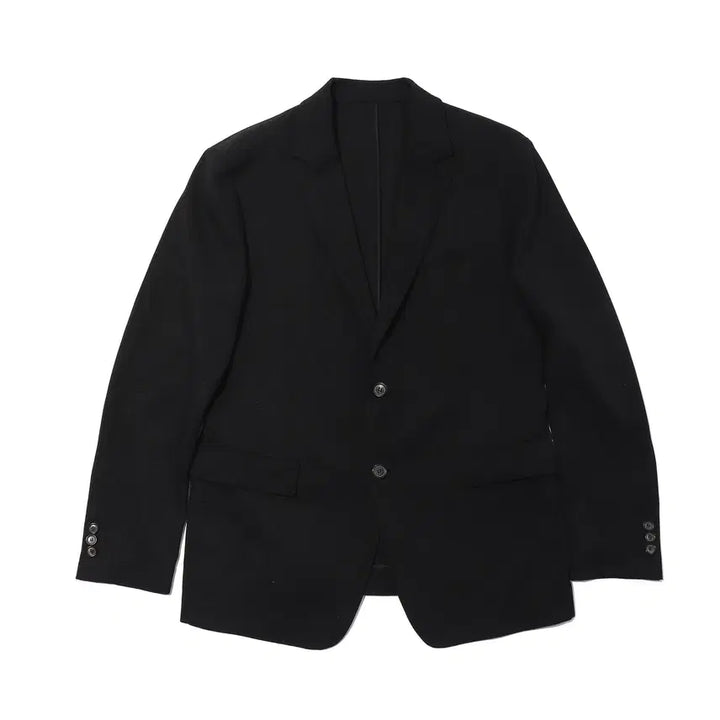 [BUNJANG] SOLID HOMME Black Poly Two-Button Blazer Jacket / SOLID HOMME 블랙 폴리 투버튼 블레이저 재킷 size 105