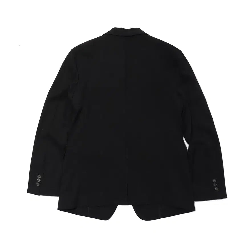 [BUNJANG] SOLID HOMME Black Poly Two-Button Blazer Jacket / SOLID HOMME 블랙 폴리 투버튼 블레이저 재킷 size 105