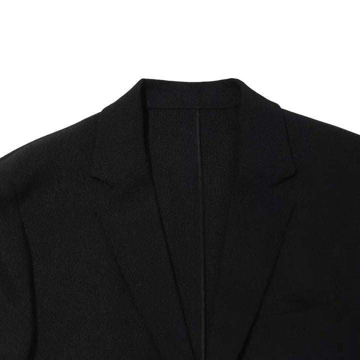 [BUNJANG] SOLID HOMME Black Poly Two-Button Blazer Jacket / SOLID HOMME 블랙 폴리 투버튼 블레이저 재킷 size 105