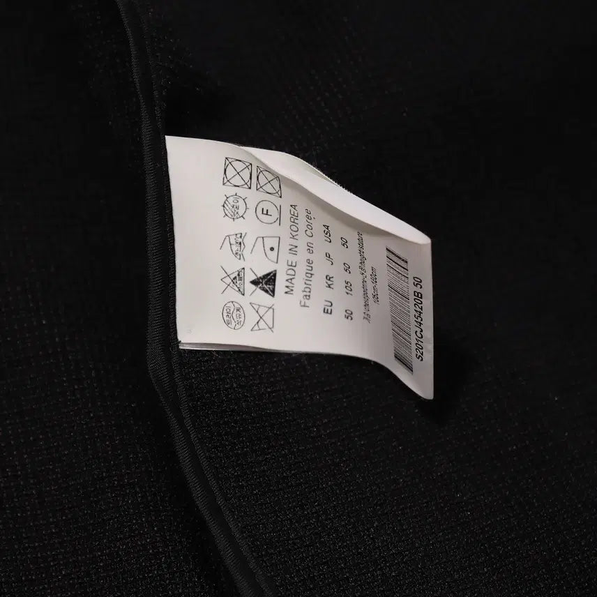 [BUNJANG] SOLID HOMME Black Poly Two-Button Blazer Jacket / SOLID HOMME 블랙 폴리 투버튼 블레이저 재킷 size 105