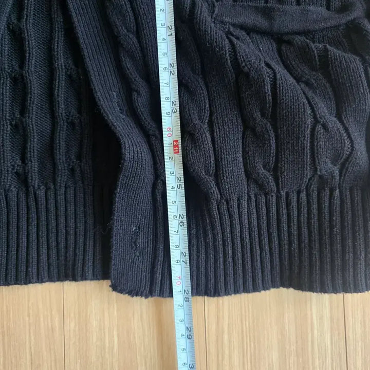 [BUNJANG] Polo Cable Knit Cardigan / 폴로 가디건