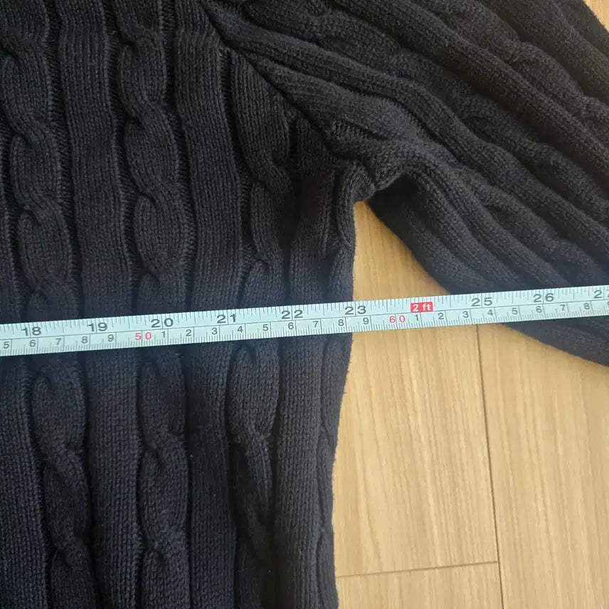 [BUNJANG] Polo Cable Knit Cardigan / 폴로 가디건