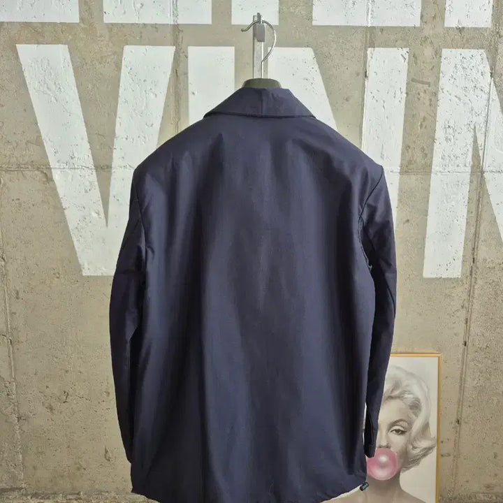 [BUNJANG] Keith Haring Navy Coach Jacket (95) / 키스해링 네이비 코치 자켓(95)