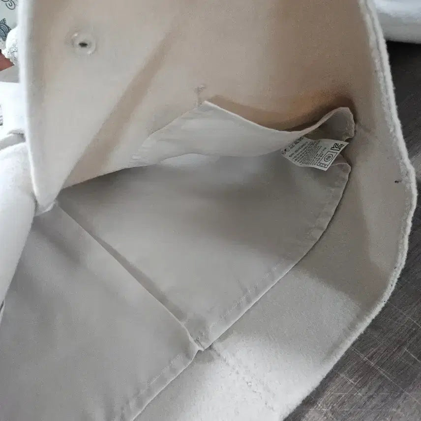 [BUNJANG] K'daba Ivory Wool Crop Coat Jacket / K'daba 크롭 울 코트 자켓 아이보리 핸드메이드  free