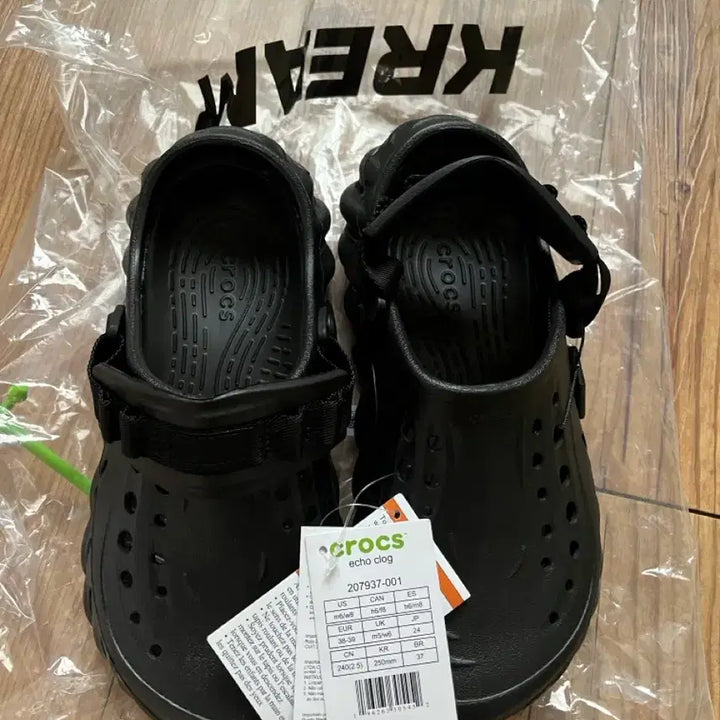[BUNJANG] Crocs Eco Clog Black 250mm / 크록스 에코 클로그 블랙 250mm