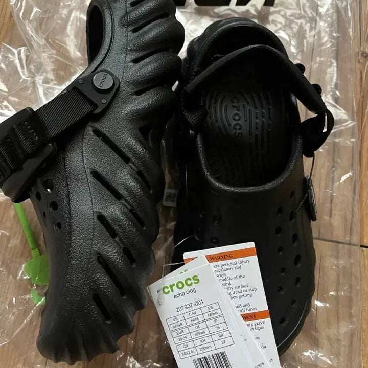 [BUNJANG] Crocs Eco Clog Black 250mm / 크록스 에코 클로그 블랙 250mm