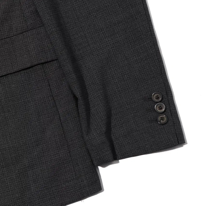 [BUNJANG] SOLID HOMME Check Two-Button Blazer Jacket / SOLID HOMME 체크 투버튼 블레이저 재킷 size 105