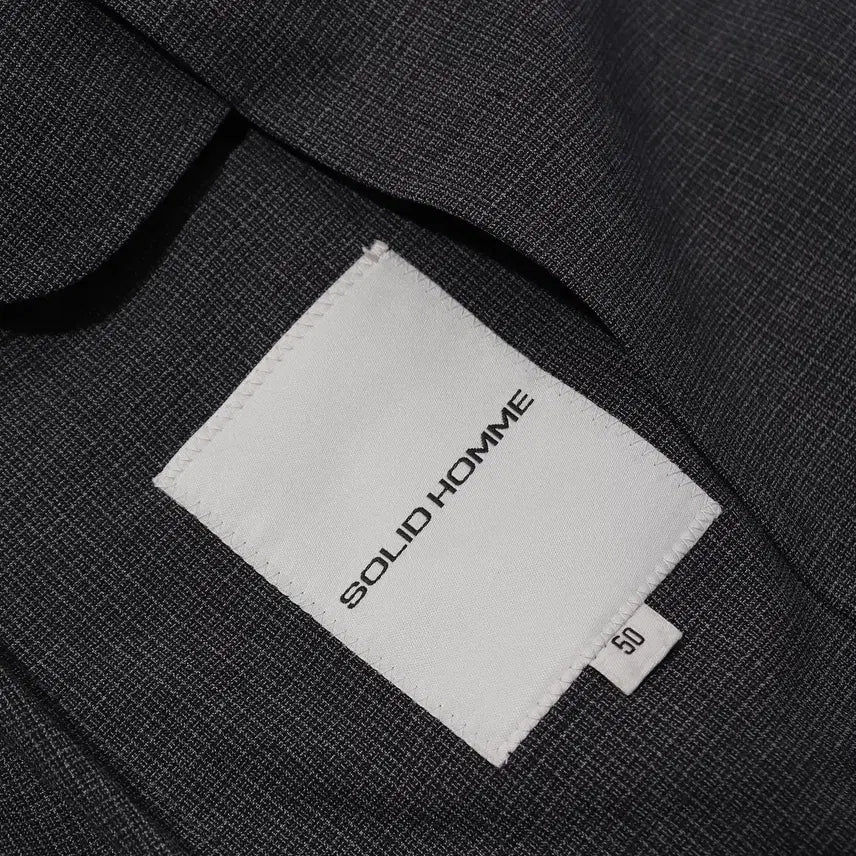 [BUNJANG] SOLID HOMME Check Two-Button Blazer Jacket / SOLID HOMME 체크 투버튼 블레이저 재킷 size 105